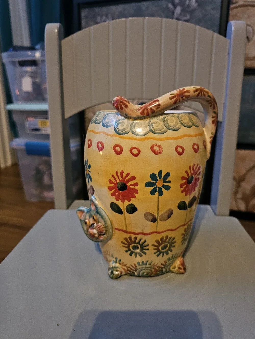 Modigliani Italy Whimsical Cat Vase